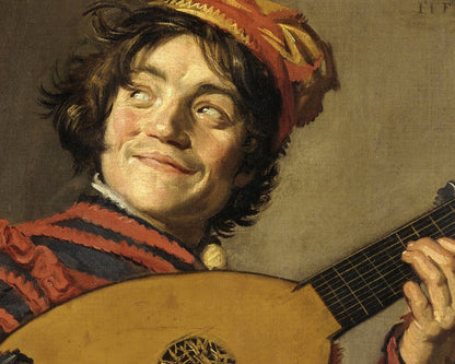 Frans Hals "The Lute Player" (c.1623) - Mabon Gallery