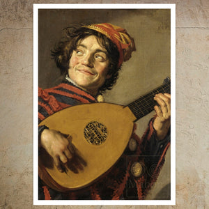 Frans Hals "The Lute Player" (c.1623) - Mabon Gallery