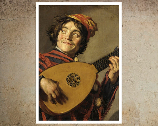 Frans Hals "The Lute Player" (c.1623) - Mabon Gallery