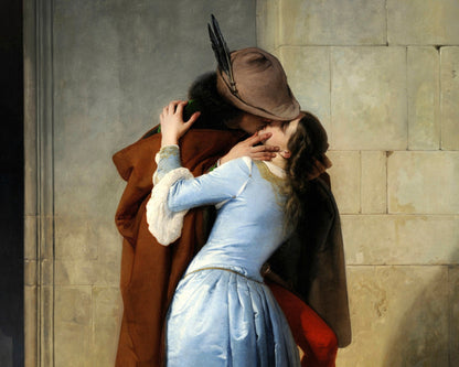 Fransesco Hayez "Il Bacio /The Kiss" (1859) - Mabon Gallery