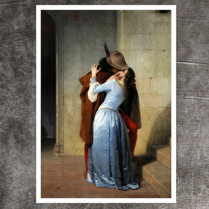 Fransesco Hayez "Il Bacio /The Kiss" (1859) - Mabon Gallery