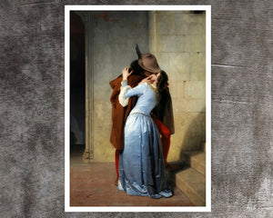 Fransesco Hayez "Il Bacio /The Kiss" (1859) - Mabon Gallery