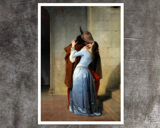 Fransesco Hayez "Il Bacio /The Kiss" (1859) - Mabon Gallery