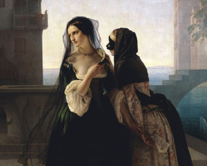 Fransesco Hayez "Vengeance is Sworn" (c.1851) - Mabon Gallery