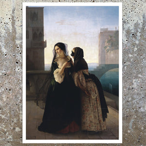 Fransesco Hayez "Vengeance is Sworn" (c.1851) - Mabon Gallery