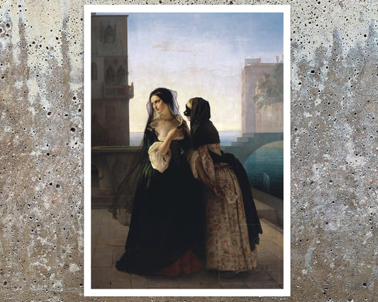 Fransesco Hayez "Vengeance is Sworn" (c.1851) - Mabon Gallery