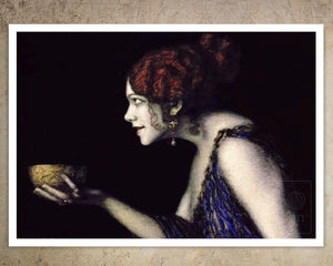 Franz Von Stuck "Tilla Durieux as Circe" (c.1913) - Mabon Gallery