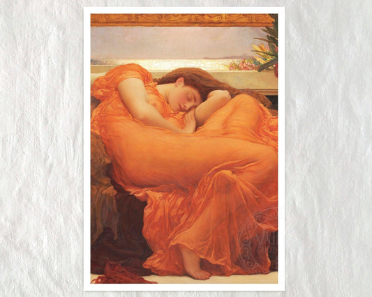 Frederic Leighton "Flaming June" (c.1895) - Mabon Gallery
