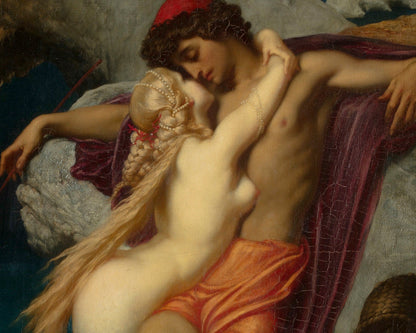 Frederic Leighton "The Fisherman and the Syren" (c.1856) - Mabon Gallery