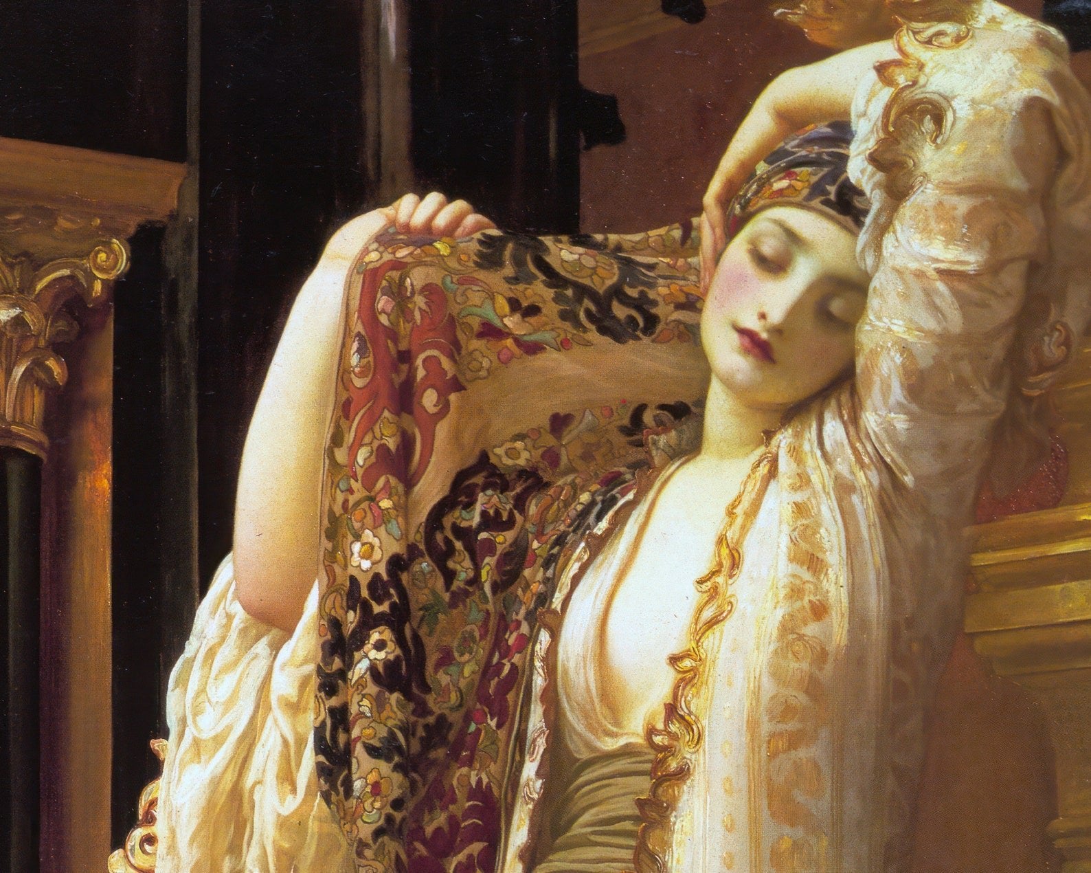 Frederic Leighton "The Light of the Harem" (c.1880) - Mabon Gallery