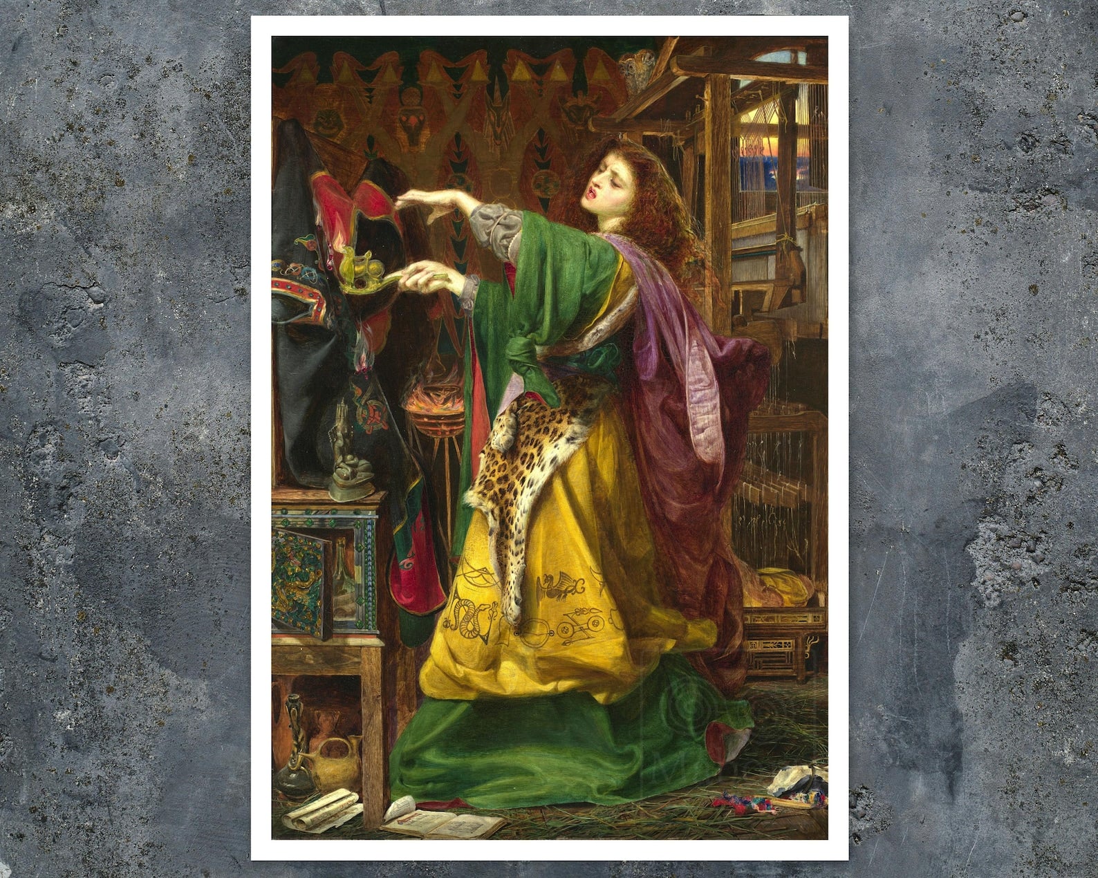 Frederick Sandys "Morgan - le - Fay" (c.1884) - Mabon Gallery