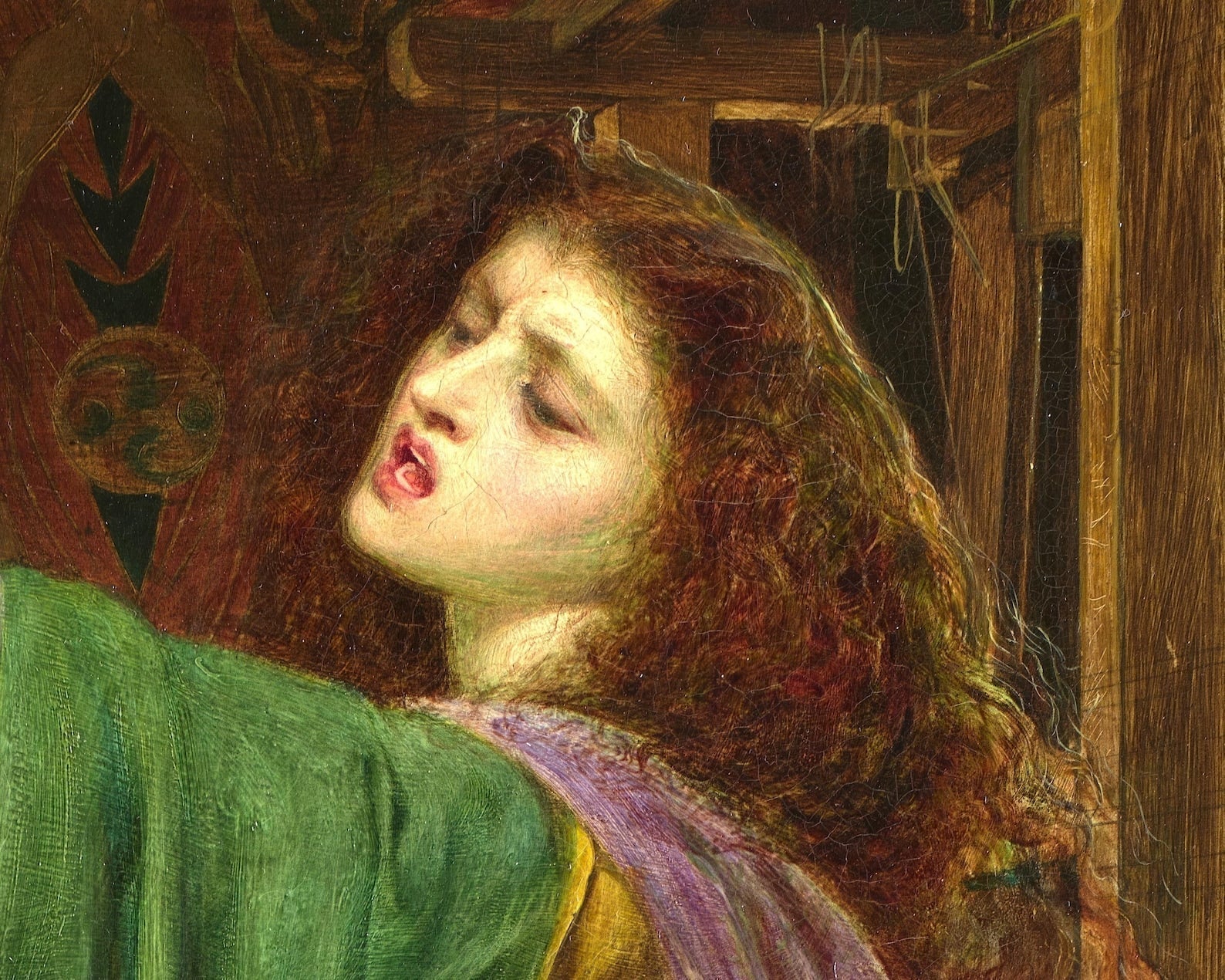 Frederick Sandys "Morgan - le - Fay" (c.1884) - Mabon Gallery