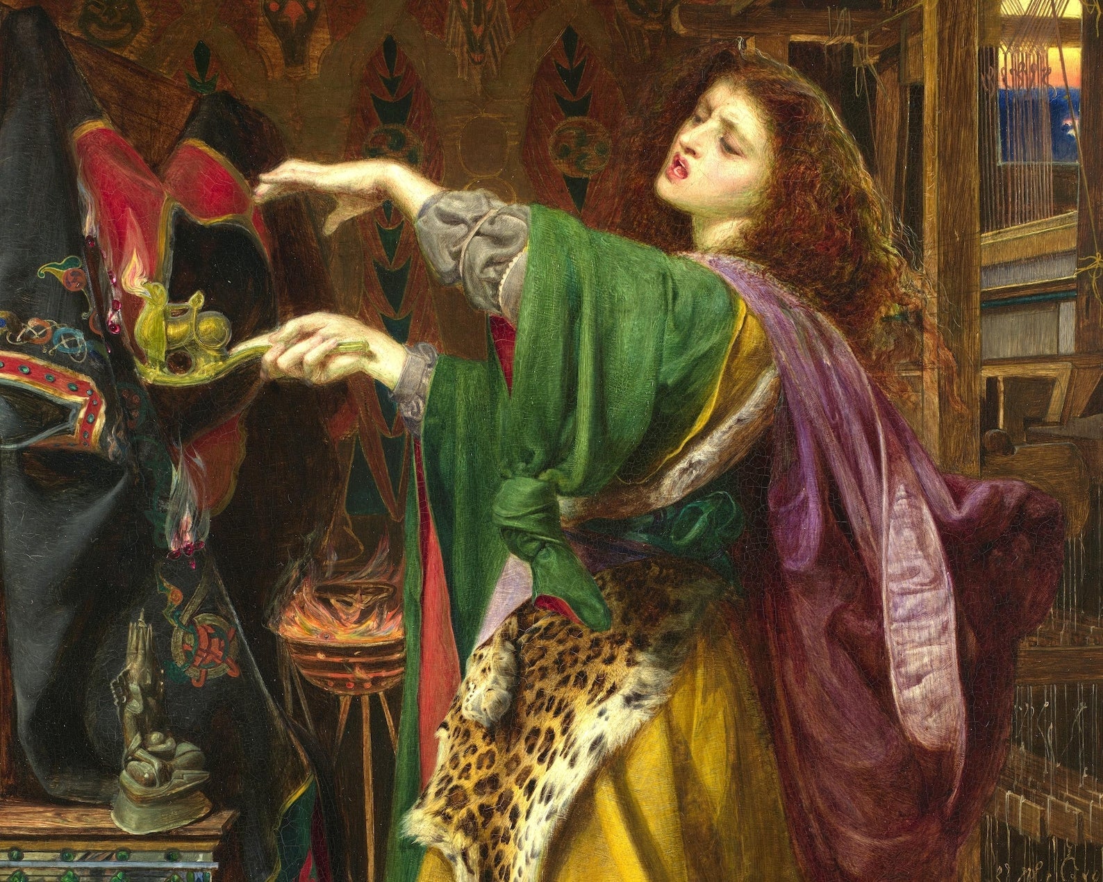 Frederick Sandys "Morgan - le - Fay" (c.1884) - Mabon Gallery