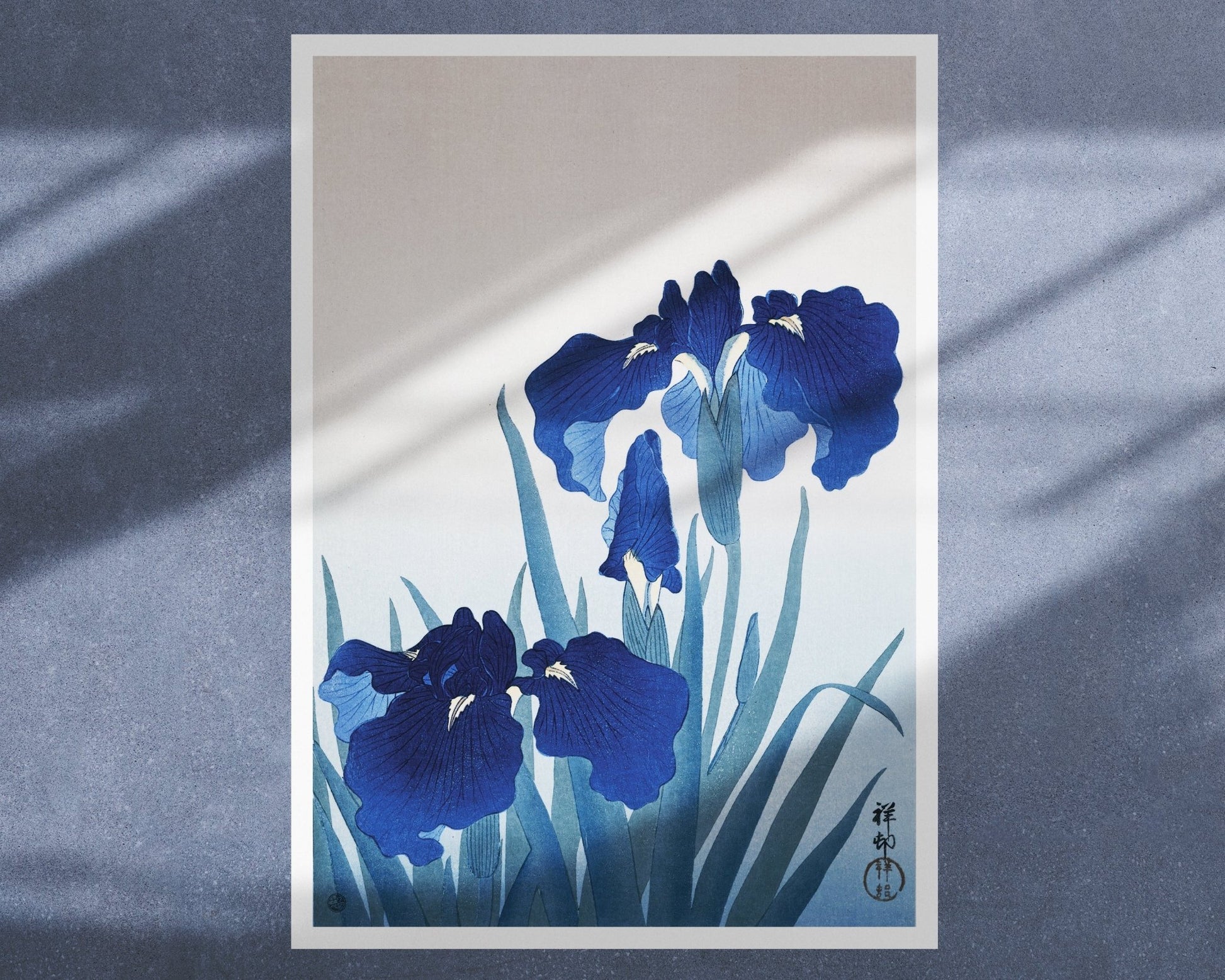 Gallery Wall Collection "Blue Theme” Set of 6 Premium Reproduction Giclée Fine Art Prints. - Mabon Gallery