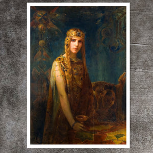 Gaston Bussière "Isolde: La Princesse Celte / The Celtic Princess" (1911) - Mabon Gallery