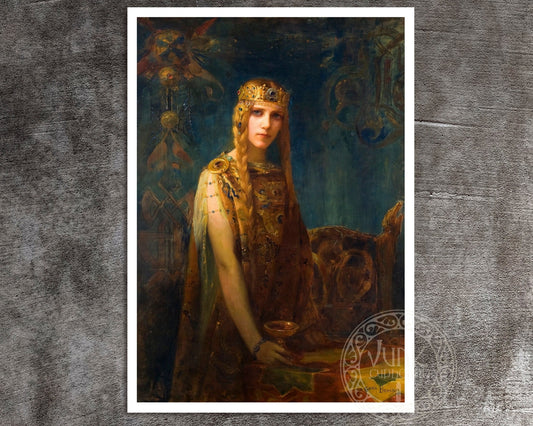 Gaston Bussière "Isolde: La Princesse Celte / The Celtic Princess" (1911) - Mabon Gallery