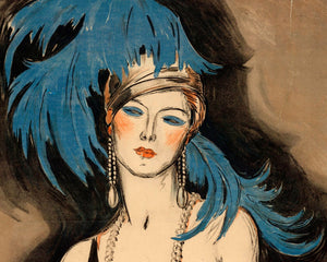 George Barbier "Bal des Petits Lits Blancs" (c.1922) - Mabon Gallery