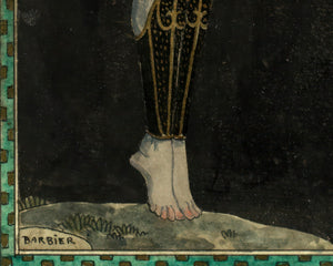 George Barbier "L'Archer" (c.1914) - Mabon Gallery