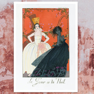 George Barbier "Le Jour et la Nuit" (c.1922) - Mabon Gallery
