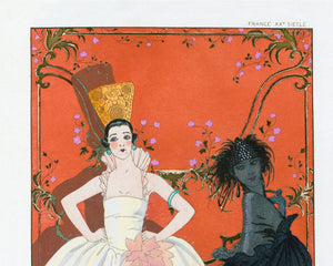 George Barbier "Le Jour et la Nuit" (c.1922) - Mabon Gallery