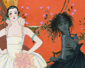 George Barbier "Le Jour et la Nuit" (c.1922) - Mabon Gallery