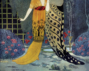 George Barbier "Les Modes Magazine Cover - April 1912" - Mabon Gallery