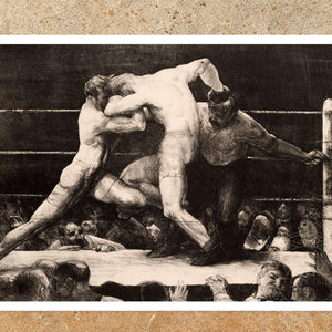 George Bellows "A Stag at Sharkey's" (c.1917) - Mabon Gallery