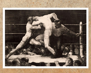 George Bellows "A Stag at Sharkey's" (c.1917) - Mabon Gallery