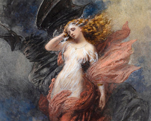 George Clark Stanton "Death and the Maiden" (c.1865) - Mabon Gallery