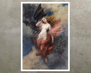 George Clark Stanton "Death and the Maiden" (c.1865) - Mabon Gallery