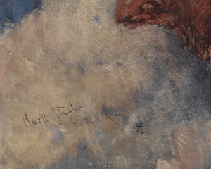 George Clark Stanton "Death and the Maiden" (c.1865) - Mabon Gallery