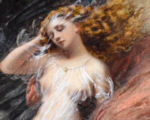 George Clark Stanton "Death and the Maiden" (c.1865) - Mabon Gallery