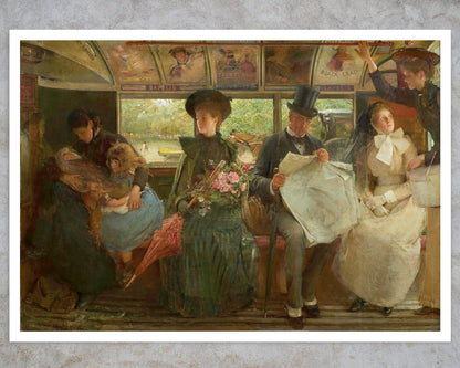 George William Joy “The Bayswater Omnibus” (c.1895) - Mabon Gallery