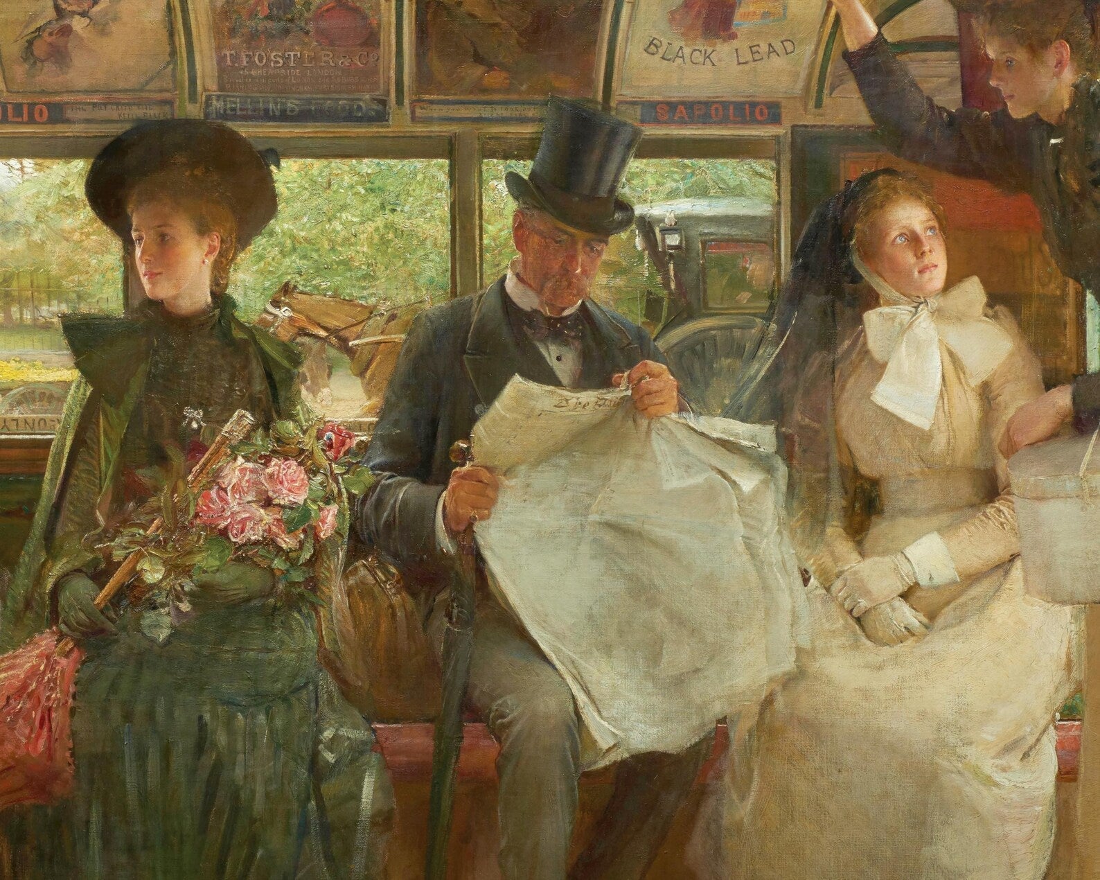 George William Joy “The Bayswater Omnibus” (c.1895) - Mabon Gallery