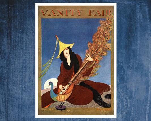 George Wolfe Plank "Vintage Vanity Fair Magazine Cover" (August 1915) - Mabon Gallery