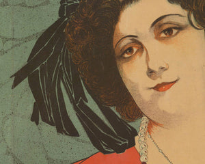 Georges de Feure “Jane Derval - Folies - Bergère” (c.1904) - Mabon Gallery