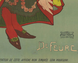 Georges de Feure “Jane Derval - Folies - Bergère” (c.1904) - Mabon Gallery