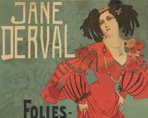 Georges de Feure “Jane Derval - Folies - Bergère” (c.1904) - Mabon Gallery