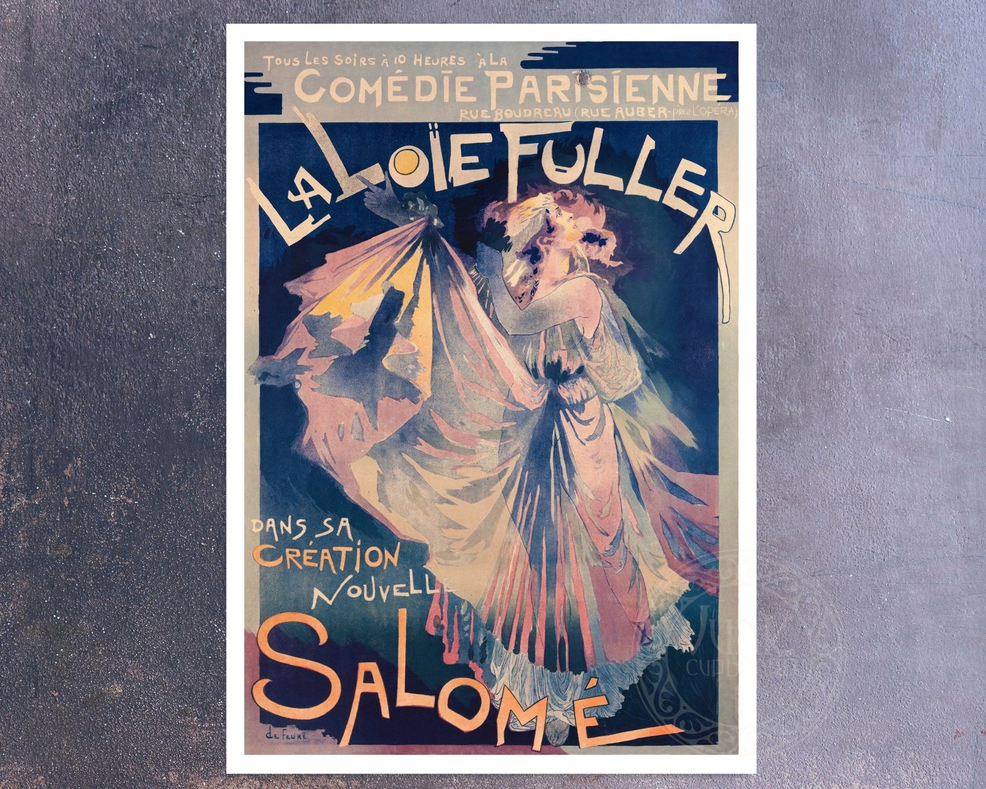 Georges de Feure "La Loie Fuller - Salomé" (c.1895) - Mabon Gallery
