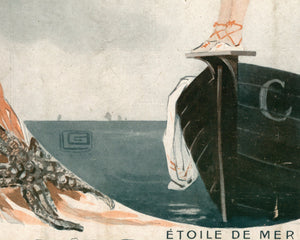 Georges Léonnec "Étoile de Mer / Star of the Sea" La Vie Parisienne Magazine Artwork (c.1919) - Mabon Gallery
