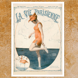 Georges Léonnec "L'Ibis" La Vie Parisienne Magazine Artwork (c.1918) - Mabon Gallery