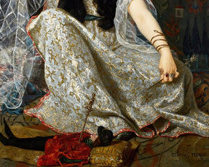 Georges Merle "L'Envoûteuse / The Sorceress" (c.1883) - Mabon Gallery