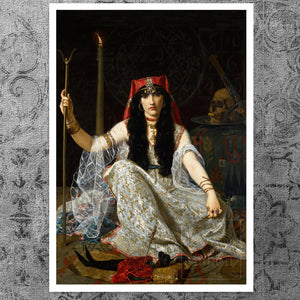 Georges Merle "L'Envoûteuse / The Sorceress" (c.1883) - Mabon Gallery