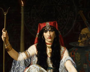 Georges Merle "L'Envoûteuse / The Sorceress" (c.1883) - Mabon Gallery