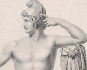 Giovanni Battista Balestra "Paris Leaning on a Tress Stump" (c.1811) - Mabon Gallery