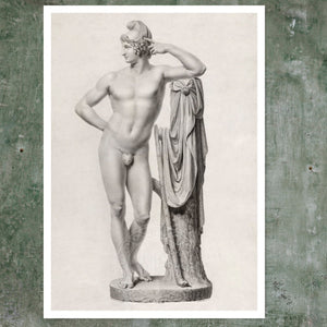 Giovanni Battista Balestra "Paris Leaning on a Tress Stump" (c.1811) - Mabon Gallery