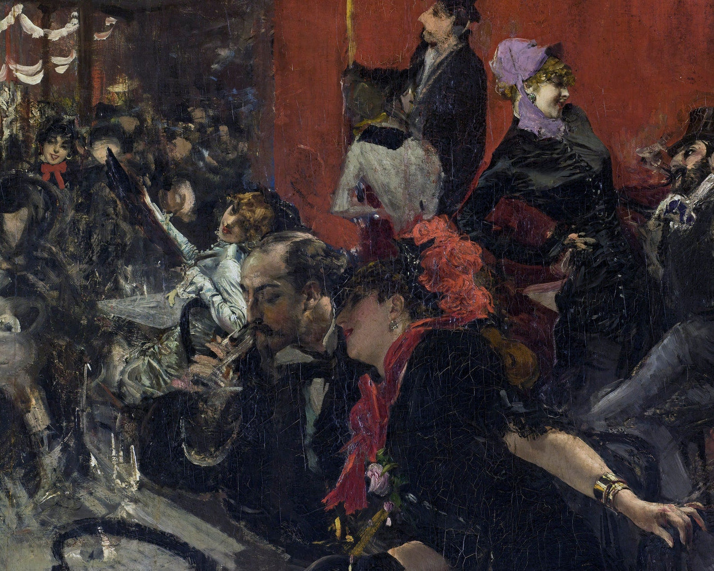 Giovanni Boldini "Feast Scene" (c.1889) - Mabon Gallery