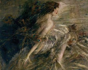 Giovanni Boldini "Portrait of Marchesa Luisa Casati" (c.1911) - Mabon Gallery