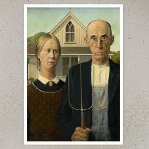 Grant Wood “American Gothic” (c.1930) - Mabon Gallery