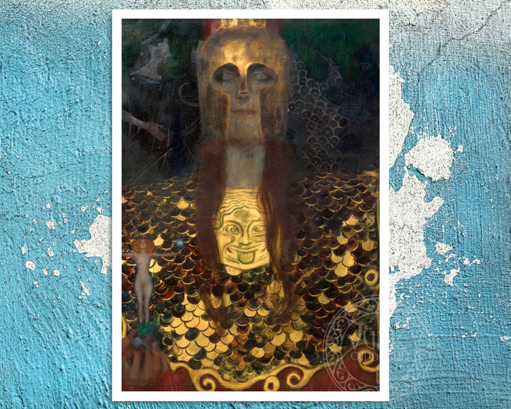 Gustav Klimt "Pallas Athene" (c.1898) - Mabon Gallery